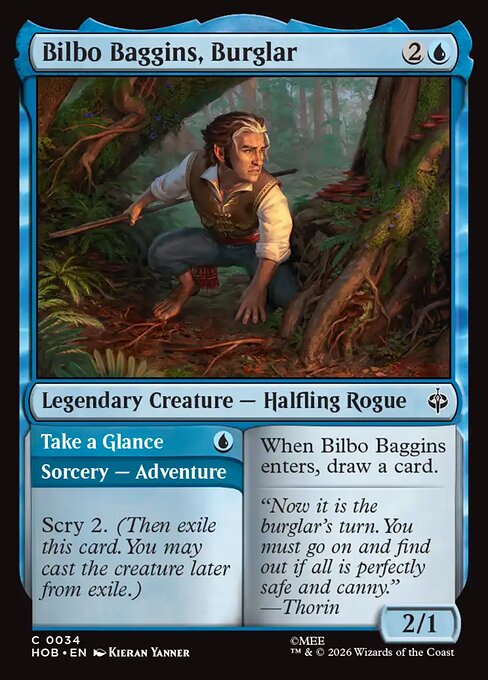 Bilbo Baggins, Burglar // Take a Glance (HOB-34)