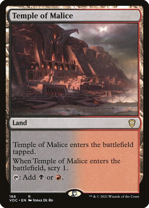 Temple of Malice (VOC-186)