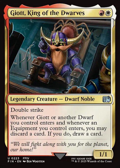 Giott, King of the Dwarves (FIN-223)