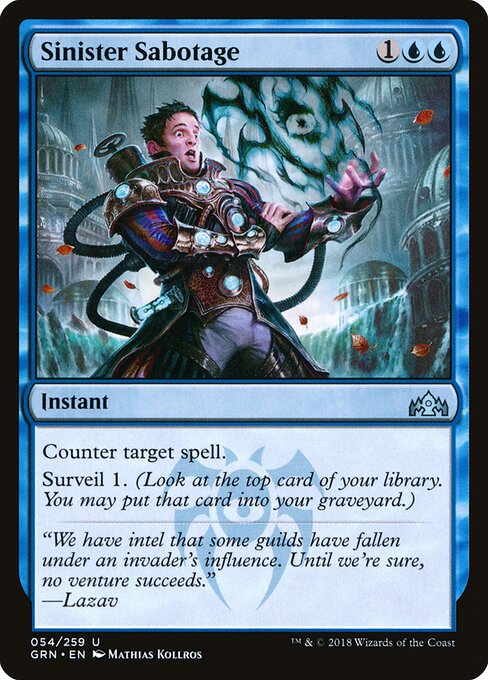 Sinister Sabotage (GRN-54)