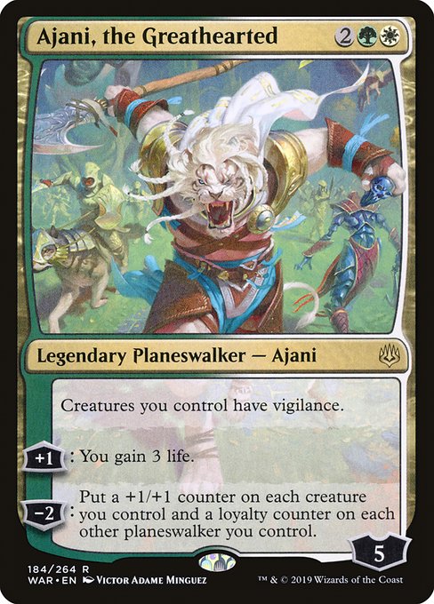 Ajani, the Greathearted (WAR-184)