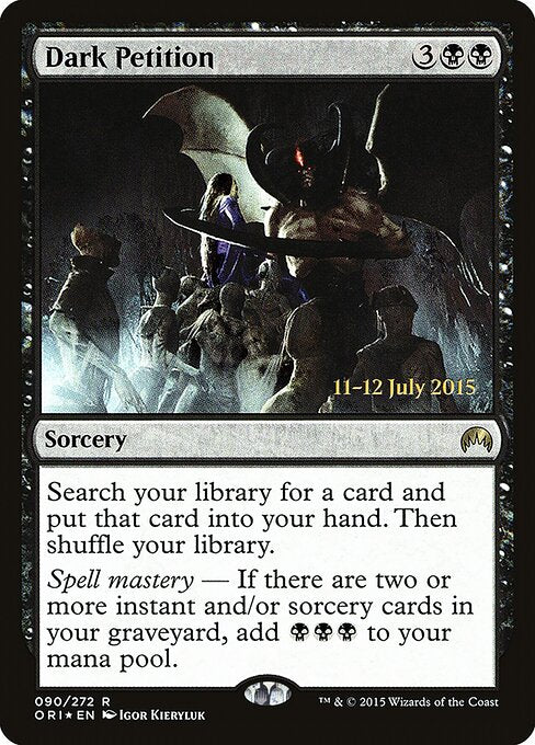 Dark Petition (PORI-90s) (Foil)