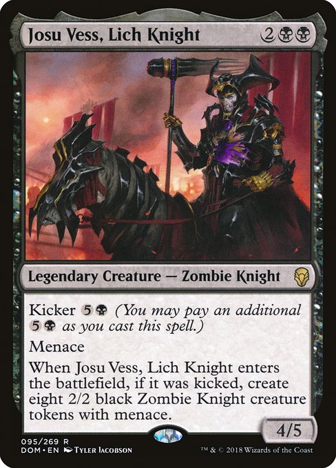 Josu Vess, Lich Knight (DOM-95)