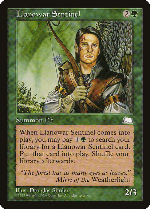 Llanowar Sentinel (WTH-134)