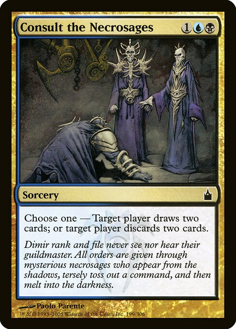 Consult the Necrosages (RAV-199)