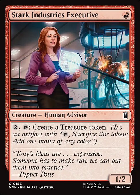 Stark Industries Executive (MSH-153) (Foil)