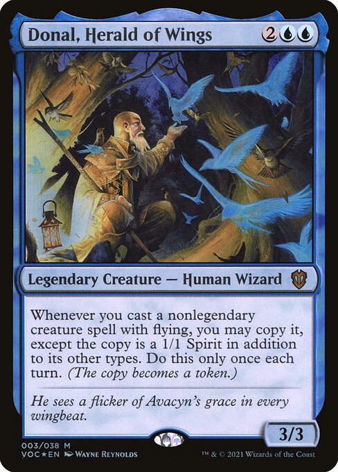 Donal, Herald of Wings (VOC-3) (Foil)