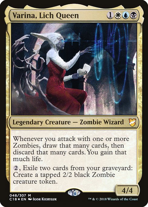 Varina, Lich Queen (C18-48) (Foil)