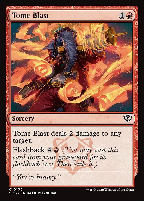 Tome Blast (SOS-135) (Foil)