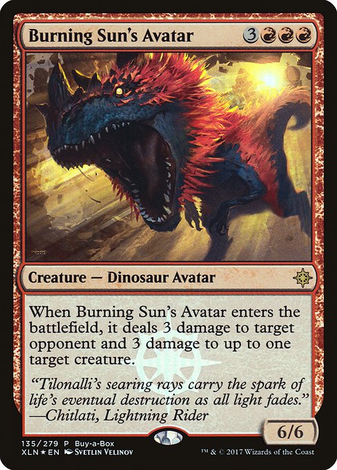 Burning Sun's Avatar (PXLN-135) (Foil)