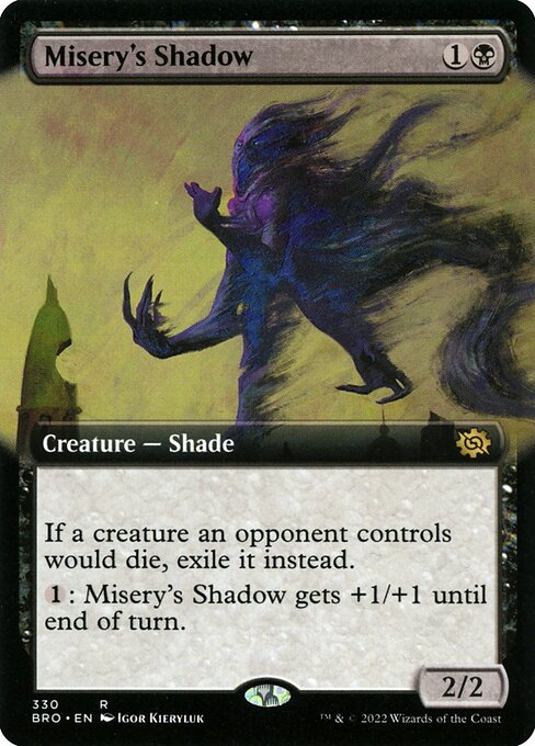 Misery's Shadow (BRO-330) (Foil)