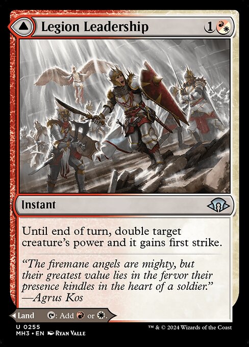 Legion Leadership // Legion Stronghold (MH3-255) (Foil)