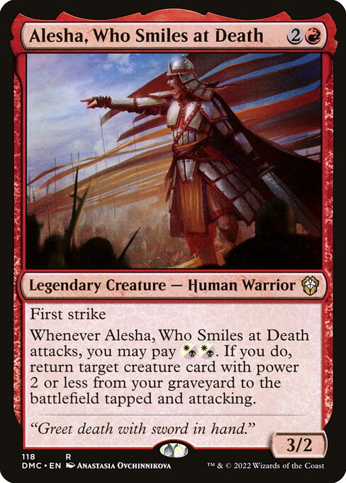 Alesha, Who Smiles at Death (DMC-118)