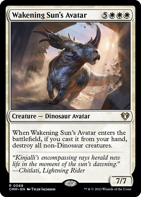 Wakening Sun's Avatar (CMM-68)
