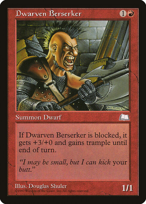 Dwarven Berserker (WTH-97) [Light Played]