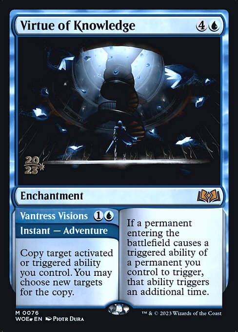 Virtue of Knowledge // Vantress Visions (PWOE-76s) (Foil)