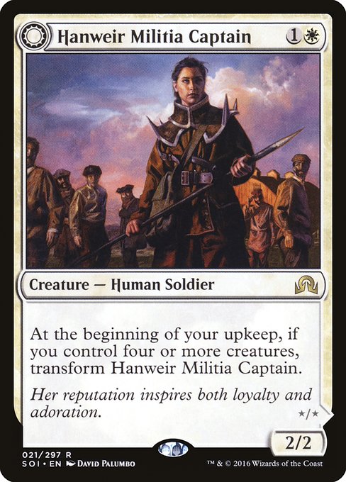 Hanweir Militia Captain // Westvale Cult Leader (SOI-21)