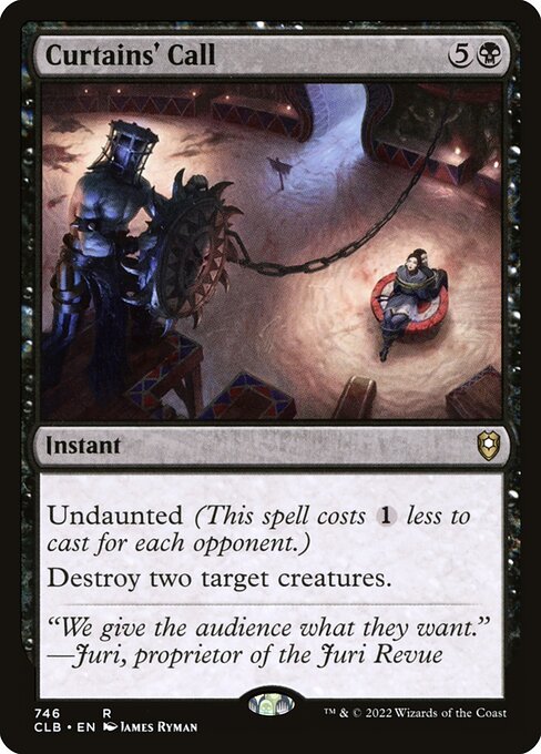 Curtains' Call (CLB-746)