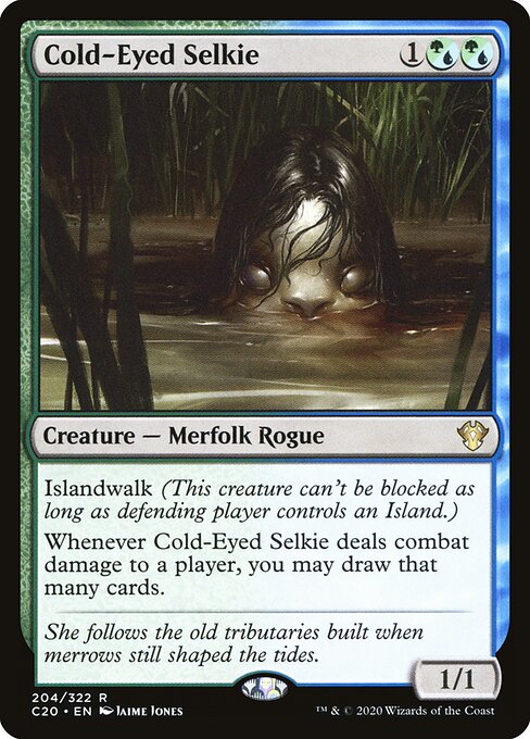 Cold-Eyed Selkie (C20-204)