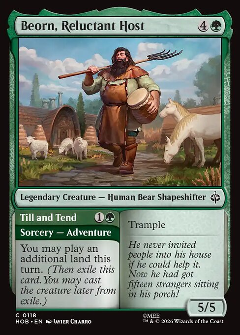 Beorn, Reluctant Host // Till and Tend (HOB-118)