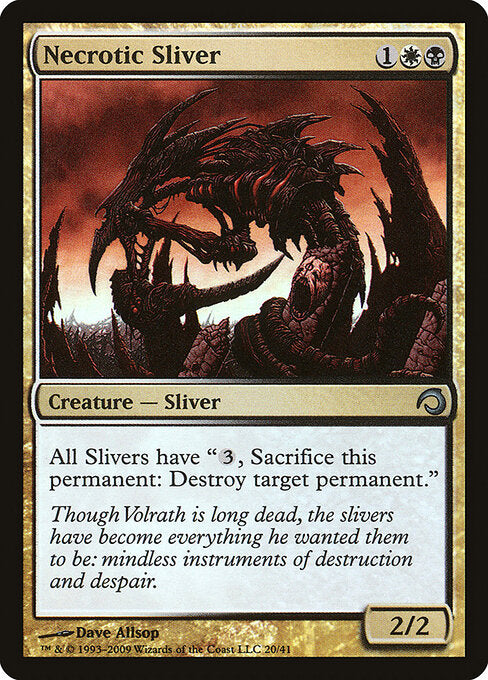 Necrotic Sliver (H09-20) (Foil)