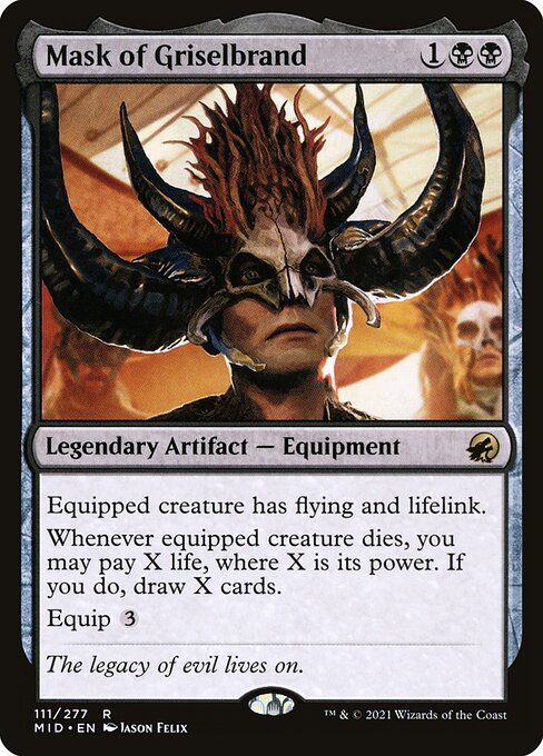 Mask of Griselbrand (MID-111) (Foil)