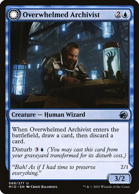 Overwhelmed Archivist // Archive Haunt (MID-68)
