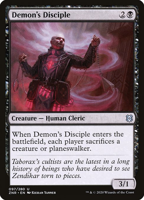 Demon's Disciple (ZNR-97)