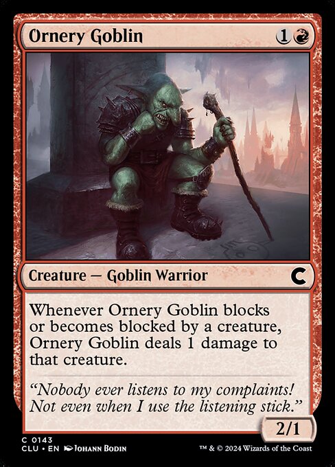 Ornery Goblin (CLU-143)