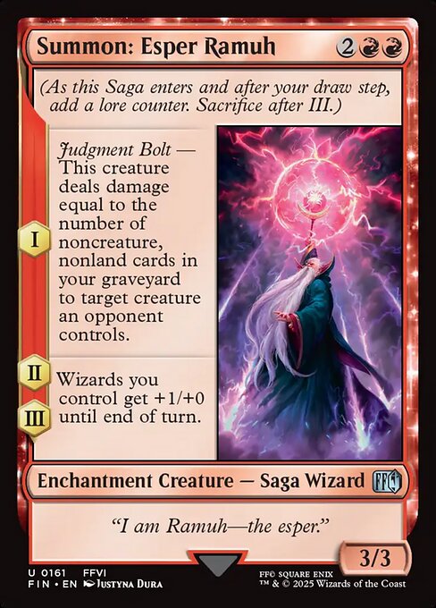 Summon: Esper Ramuh (FIN-161)