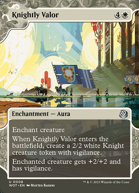 Knightly Valor (WOT-8) (Foil)