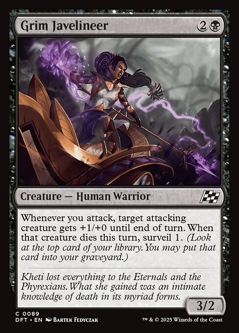 Grim Javelineer (DFT-89) (Foil)