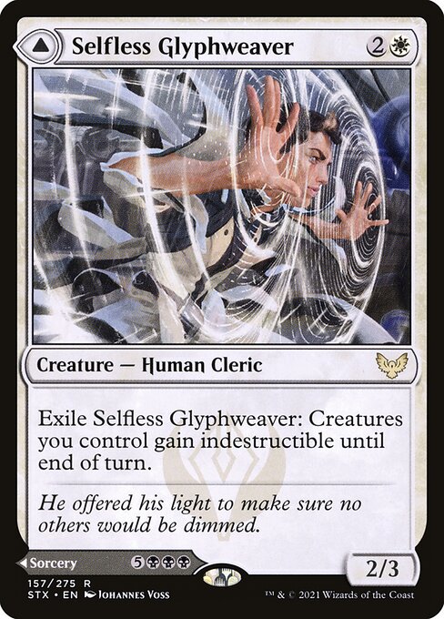 Selfless Glyphweaver // Deadly Vanity (STX-157)