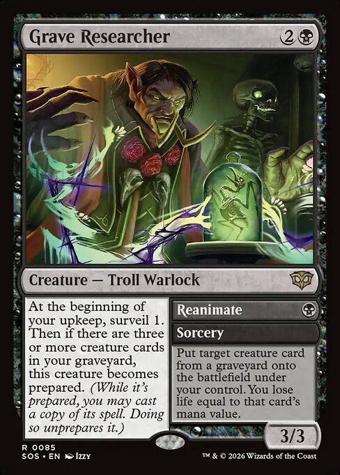 Grave Researcher // Reanimate (SOS-85)
