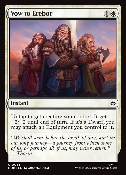 Vow to Erebor (HOB-31)
