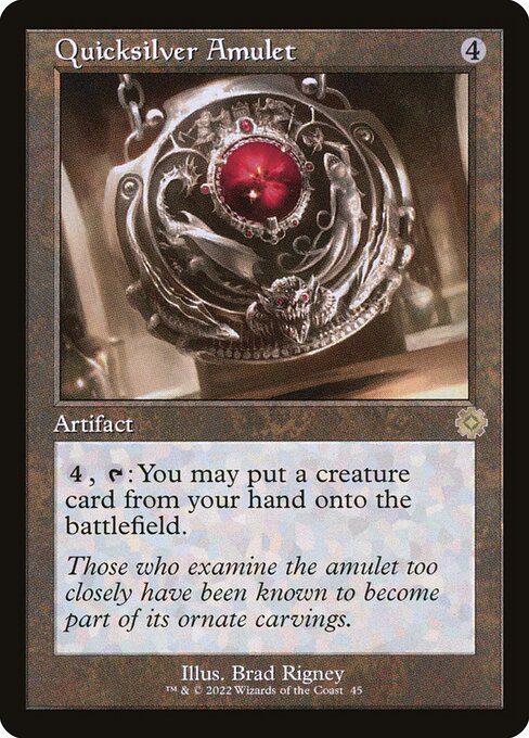 Quicksilver Amulet (BRR-45)