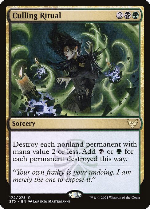 Culling Ritual (STX-172) (Foil)