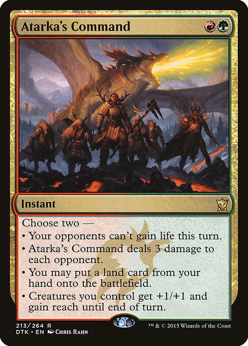 Atarka's Command (DTK-213)