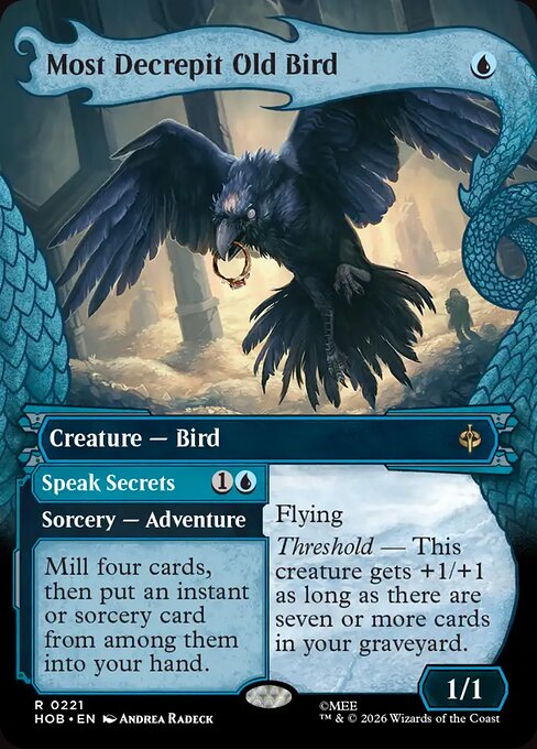 Most Decrepit Old Bird // Speak Secrets (HOB-221) (Foil)