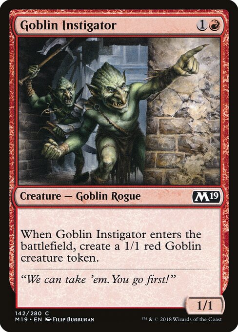 Goblin Instigator (M19-142)
