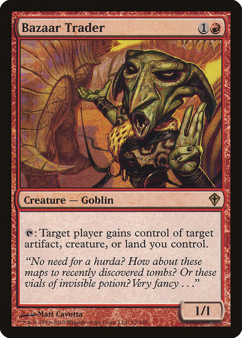 Bazaar Trader (WWK-72) (Foil) [Light Played]