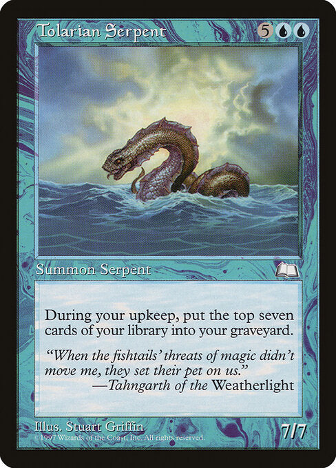 Tolarian Serpent (WTH-57)