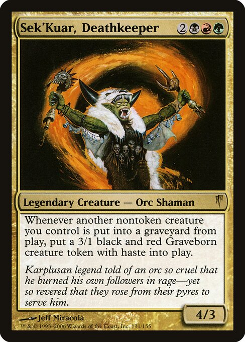 Sek'Kuar, Deathkeeper (CSP-131)