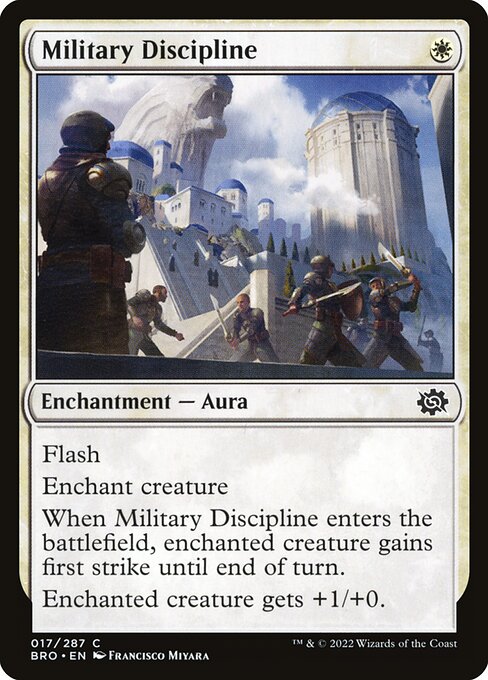Military Discipline (BRO-17) (Foil)