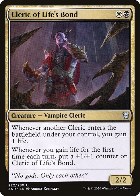 Cleric of Life's Bond (ZNR-222)