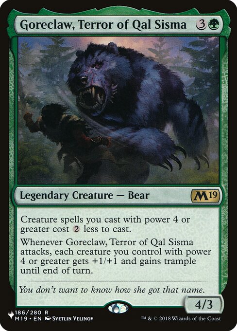 Goreclaw, Terror of Qal Sisma (PLST-M19-186)