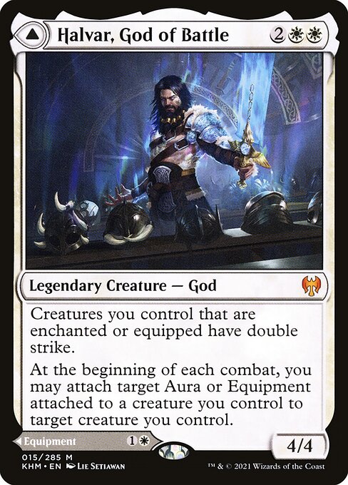 Halvar, God of Battle // Sword of the Realms (KHM-15)