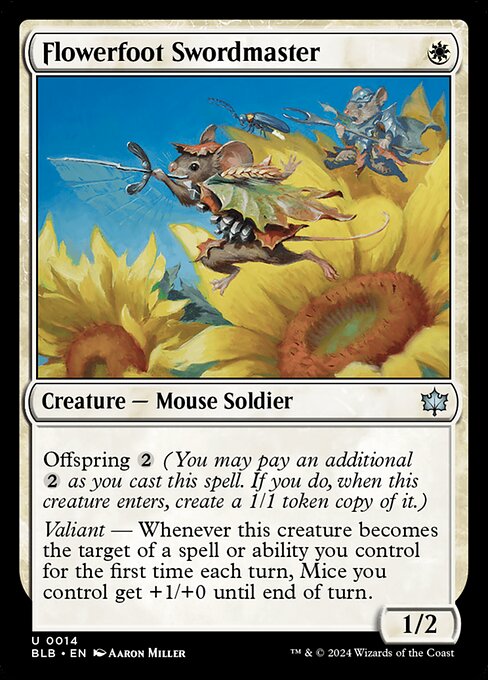 Flowerfoot Swordmaster (BLB-14) (Foil)