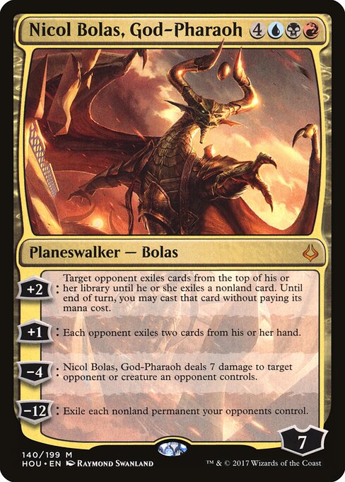 Nicol Bolas, God-Pharaoh (HOU-140) (Foil)