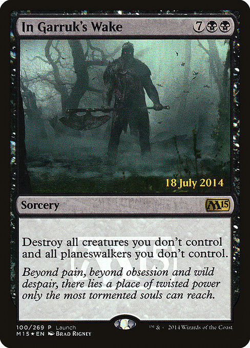 In Garruk's Wake (PM15-100) (Foil)